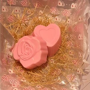Heart & Rose Shaped Pink Soap Set🌹💗